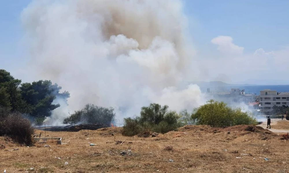 Φωτιά τώρα στη Βούλα - Άμεση κινητοποίηση της πυροσβεστικής